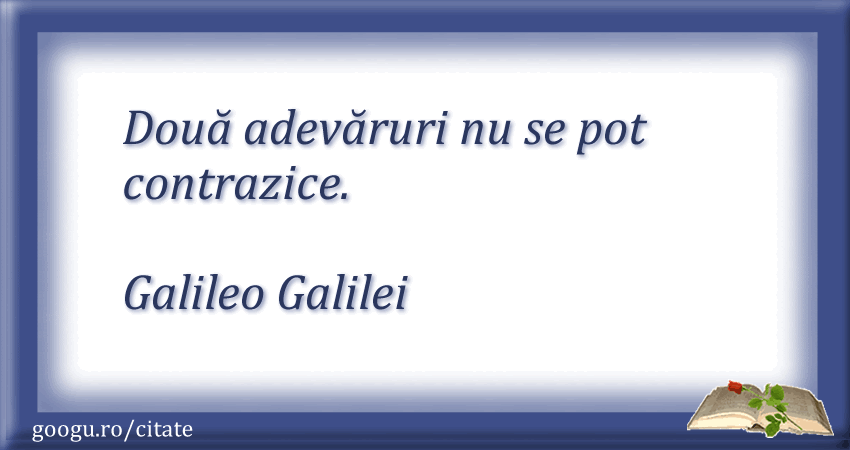 Citat despre adevar (Galileo Galilei)