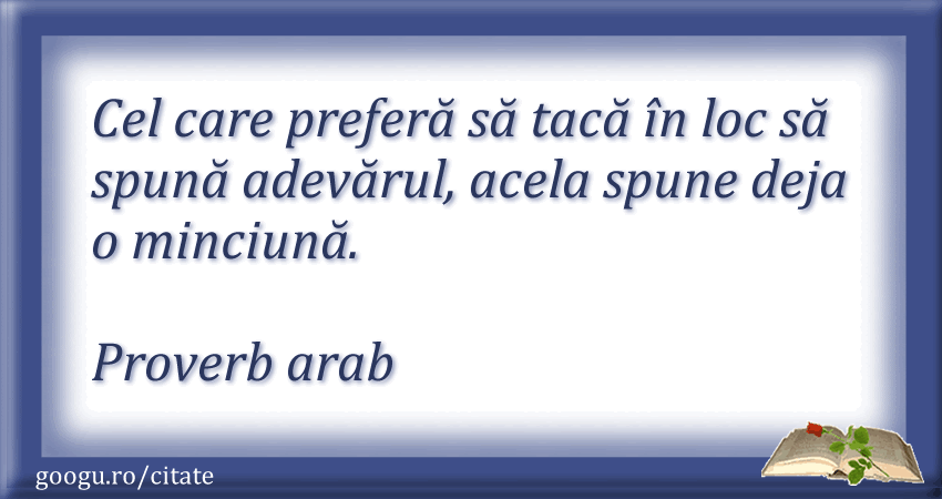 Proverb arab adevar)
