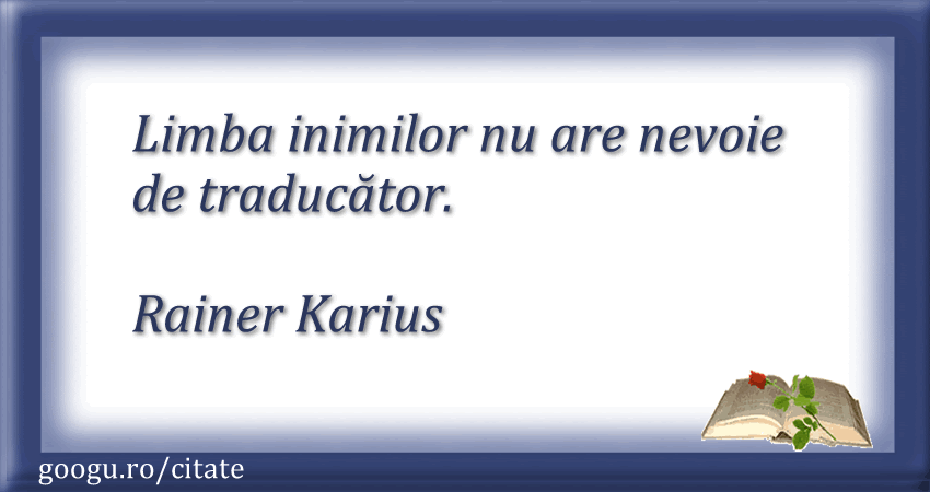 Citat despre inima (Rainer Karius)