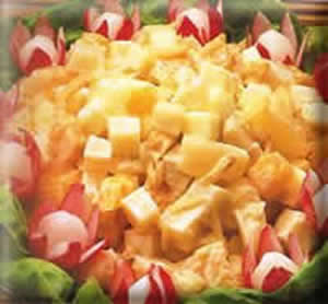 Salata cu telina si ananas, salata Havaii